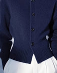 Margot | High-Neck Button Cardigan
