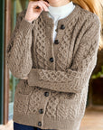 Fern | Textured Button-Front Cardigan