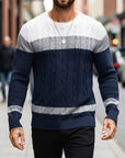 Nolan | Textured Cable-Knit Sweater