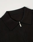 Donovan | Refined Quarter-Zip Polo Sweater