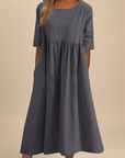 Miranda | Classic Mid Sleeve Dress