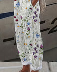 Cecilia | Wildflower Print Tapered Pants