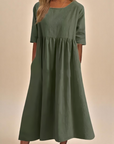 Miranda | Classic Mid Sleeve Dress