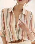 Marcella | Refined Striped Button-Up Shirt
