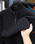Nathan | Half-Zip Mock Neck Sweater
