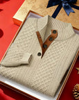 Lorenzo | Textured Stand-Collar Sweater