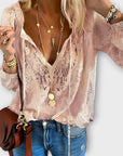 Fleur | Romantic Tie-Neck Blouse