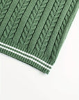 Gideon | Cable-Knit V-Neck Sweater Vest