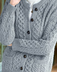 Fern | Textured Button-Front Cardigan