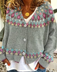Esme | Nordic Patterned Cardigan