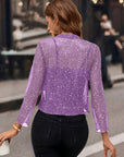 Elaine | Shimmer Cropped Jacket