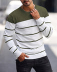 Henry | Striped Crew Neck Sweater