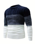 Graham | Color-Block Crew Neck Sweater