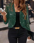 Elaine | Shimmer Cropped Jacket