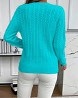 Faye | Cable-Knit Round Neck Sweater
