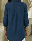 Paula | Stylish Ruffle Mid Sleeve Blouse