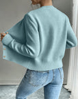 Eleanora | Cable-Knit Button-Front Cardigan
