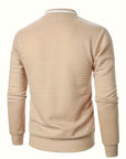 Raymond | Textured Zip-Up Bomber Jacket