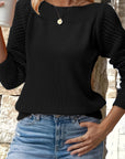 Maisie | Openwork Sleeve Sweater