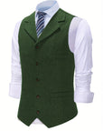 Byron | Refined Herringbone Waistcoat