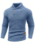 Alistair | Textured Shawl-Collar Sweater