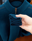 Nathan | Half-Zip Mock Neck Sweater