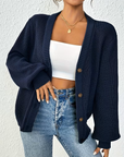 Maribel | Relaxed Button-Front Cardigan