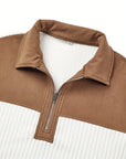 Roland | Two-Tone Quarter-Zip Pullover