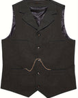Byron | Refined Herringbone Waistcoat