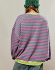 Paula | Striped Round-Neck Pullover