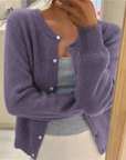 Delphina | Soft Button-Front Cardigan
