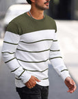 Henry | Striped Crew Neck Sweater