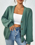 Maribel | Relaxed Button-Front Cardigan