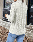 Celeste | Cozy Cable-Knit Turtleneck Sweater