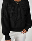 Cassidy | Cable-Knit Round-Neck Sweater
