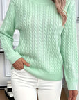 Faye | Cable-Knit Round Neck Sweater