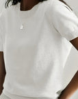 Harriet | Fine-Knit Short Sleeve Sweater