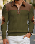 Roland | Two-Tone Quarter-Zip Pullover