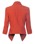 Penelope | Open-Front Draped Blazer