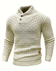 Alistair | Textured Shawl-Collar Sweater
