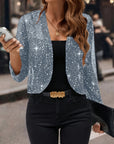 Elaine | Shimmer Cropped Jacket