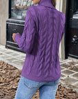 Celeste | Cozy Cable-Knit Turtleneck Sweater