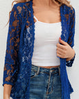 Cassandra | Floral Openwork Cardigan