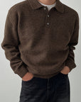 Landon | Refined Polo Collar Sweater