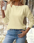 Maisie | Openwork Sleeve Sweater