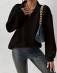 Susanna | Relaxed Quarter-Zip Pullover