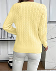 Faye | Cable-Knit Round Neck Sweater