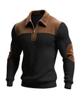 Roland | Two-Tone Quarter-Zip Pullover