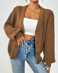 Maribel | Relaxed Button-Front Cardigan
