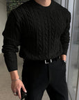 Jonas | Cable Knit Crew Neck Sweater